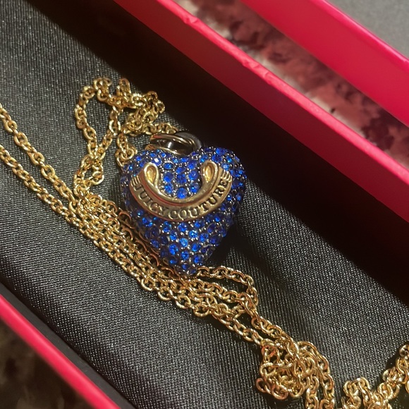 Juicy couture blue and gold necklace. - Picture 3 of 4